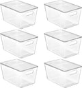 Vencate Clear Stackable Pantry Bins