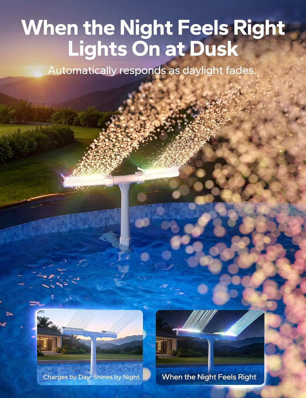 Solar Pool Fountain