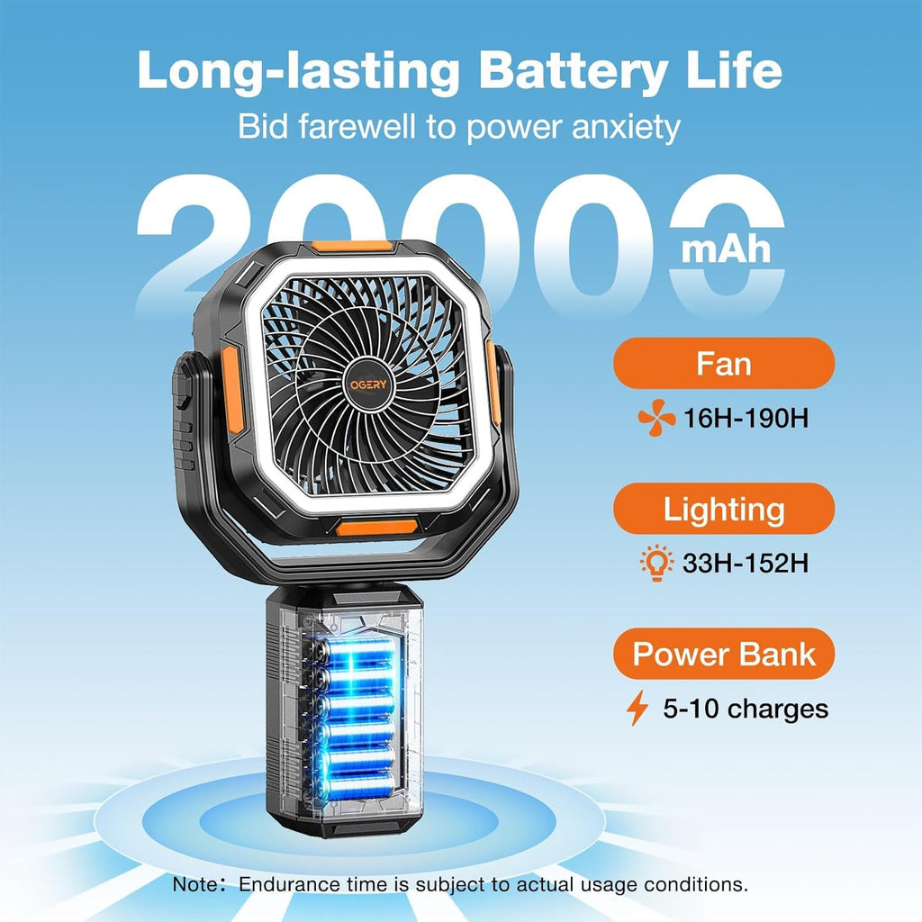 Rechargeable Camping Fan