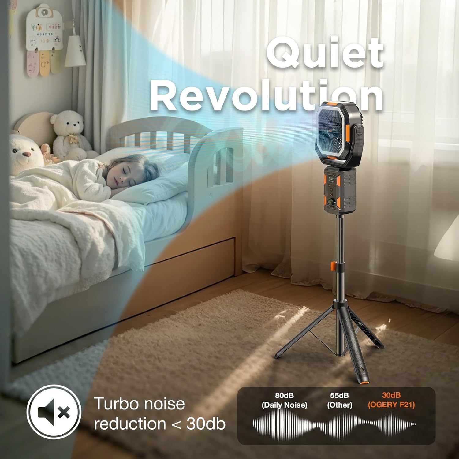 Rechargeable Camping Fan