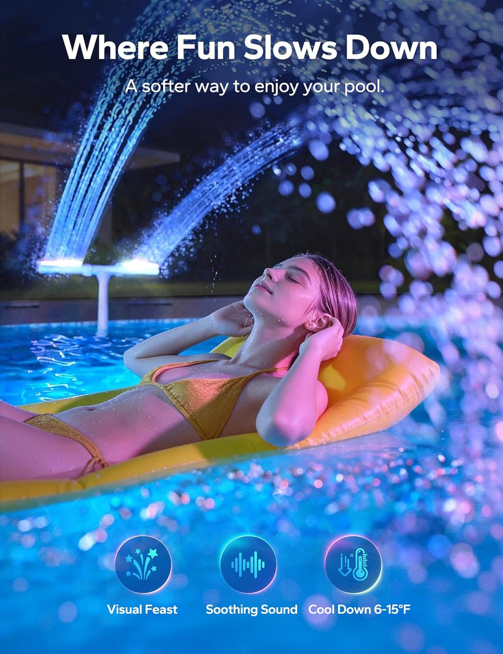 Solar Pool Fountain