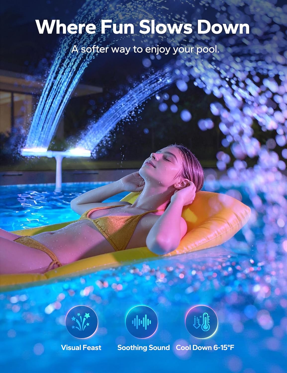 Solar Pool Fountain