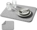 Vencate Absorbent Microfiber Dish Mat
