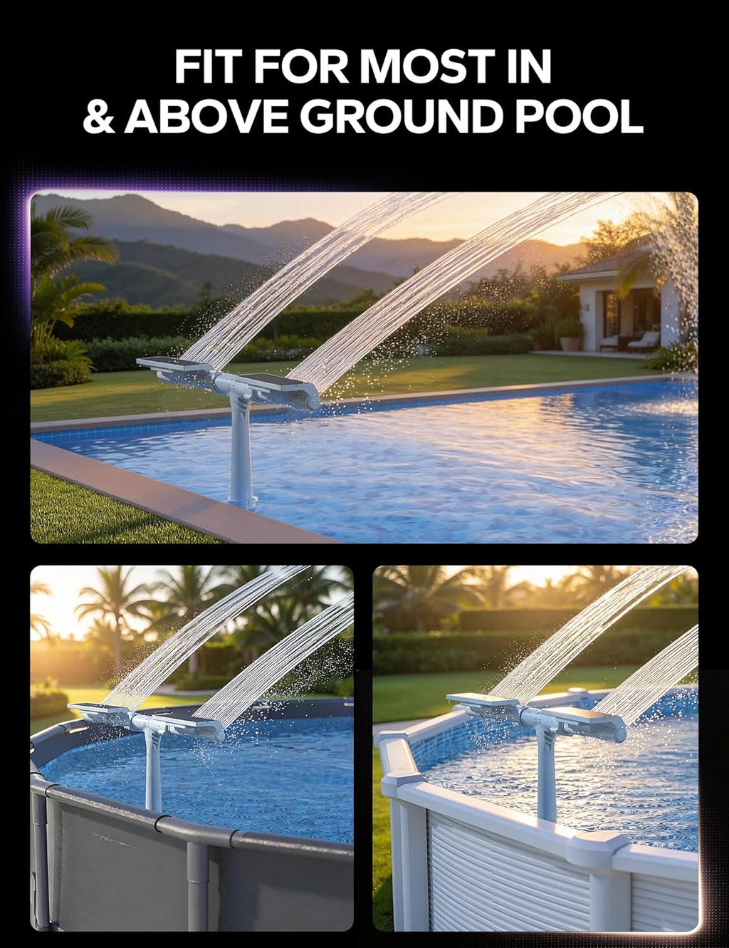 Solar Pool Fountain